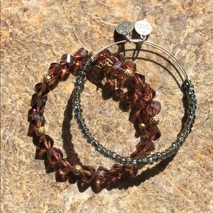 Alex and Ani beaded bracelets